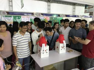 チャーピーがベトナム　カントーでの　第3回越日経済・文化交流祭に出展